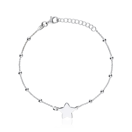 Pulsera Plata Primera Ley "Estrella"