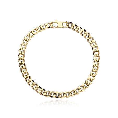 Pulsera Oro 18k cubana 21cm "Gianluca"