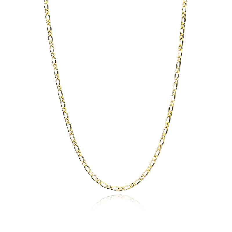 Cadena Oro 18k eslabón 1x1 45cm "Riuk"