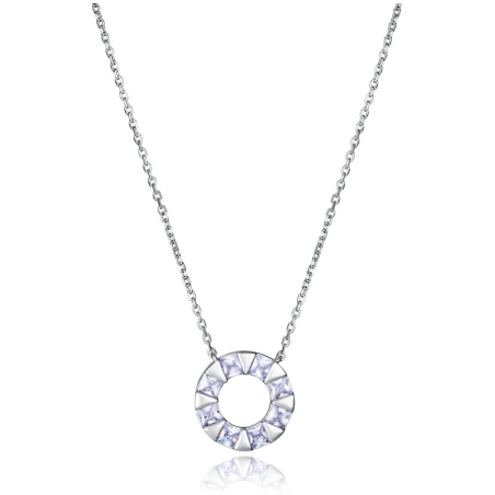 Collar Viceroy  plata aro con circonitas 2312C000-30