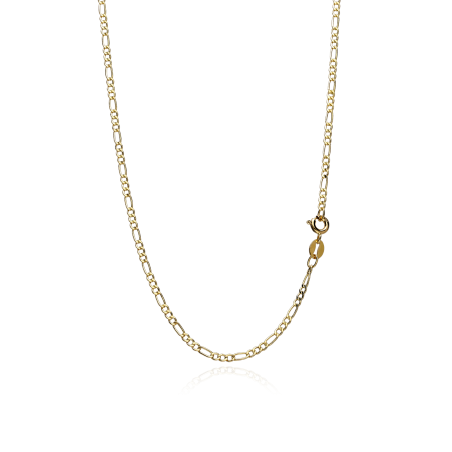 Cadena Oro 18k eslabón 3x1 50cm "Totori"