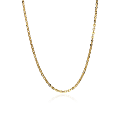 Cadena Oro 18k ovalado 45cm "Hirado"