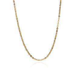 Cadena Oro 18k ovalado 50cm "Hirado"