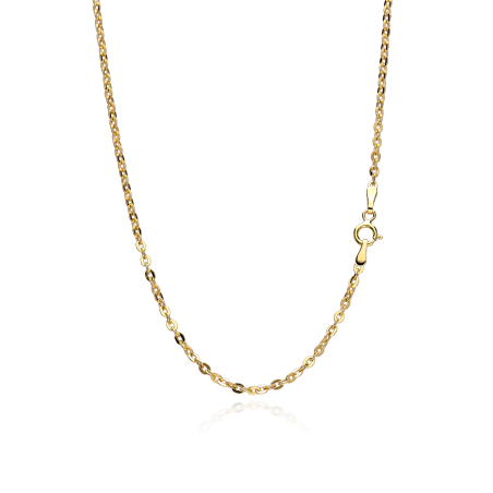 Cadena Oro 18k ovalado 50cm "Hirado"