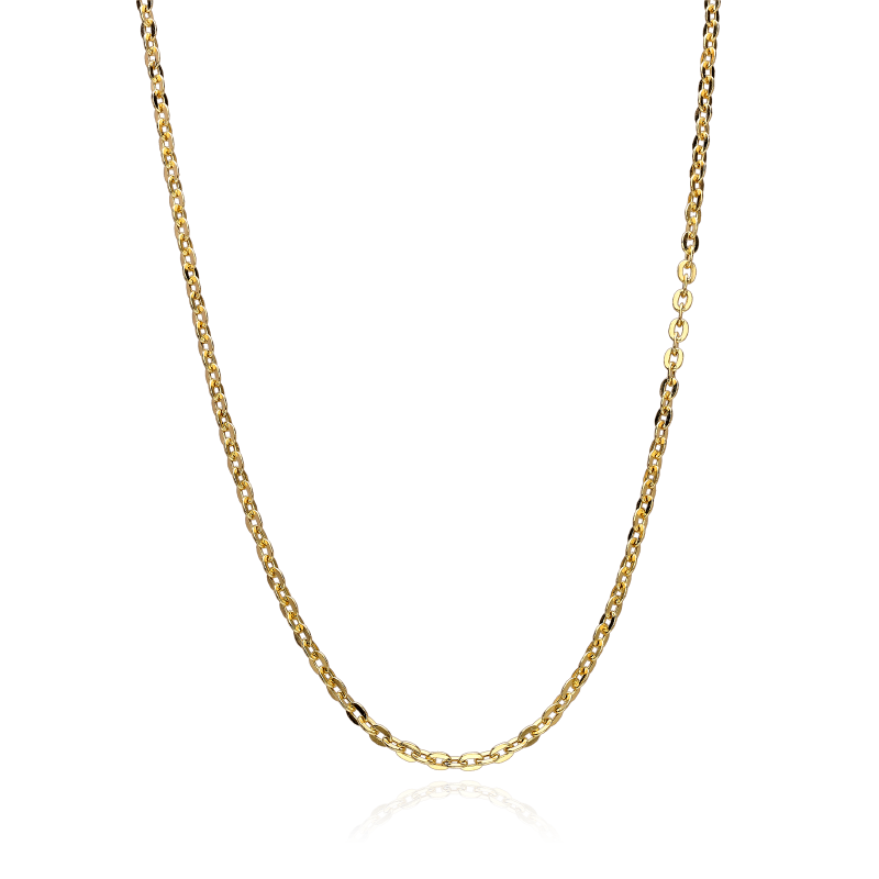 Cadena Oro 18k ovalado 60cm "Hirado"