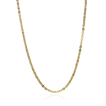 Cadena Oro 18k ovalado 60cm "Hirado"