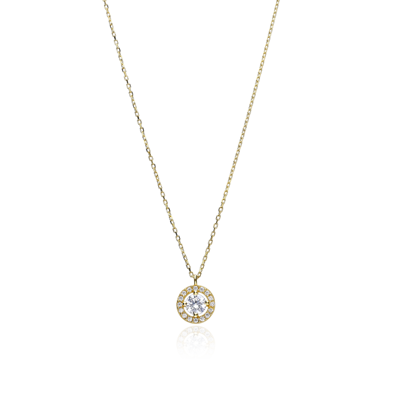 Gargantilla Oro 18k y circonitas "Salomé"