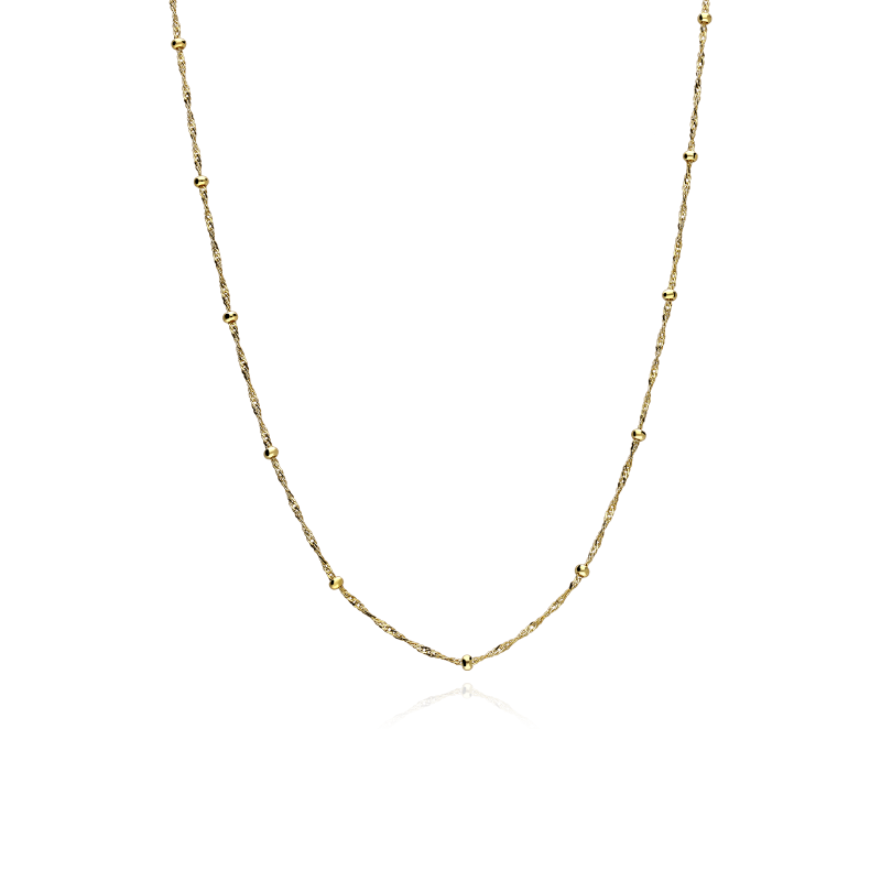 Cadena Oro 18k fantasía 45cm "Uchiko"