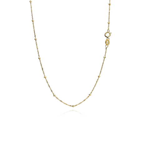 Cadena Oro 18k fantasía 45cm "Uchiko"