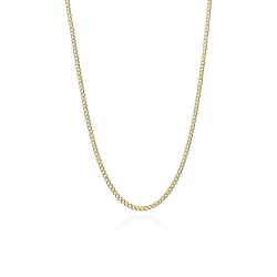 Cadena Oro 18k barbada 45cm "Saru"