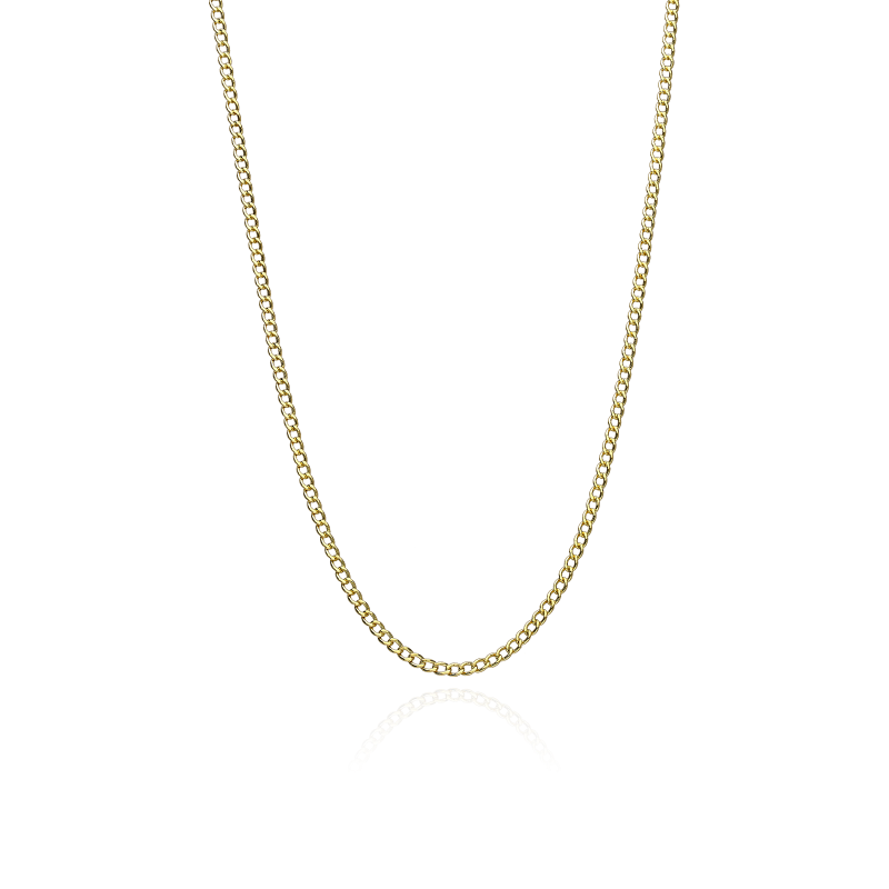 Cadena Oro 18k barbada 45cm "Saru"