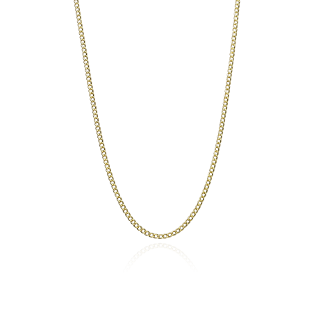 Cadena Oro 18k barbada 45cm "Saru"