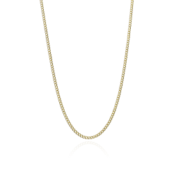 Cadena Oro 18k barbada 50cm "Saru"