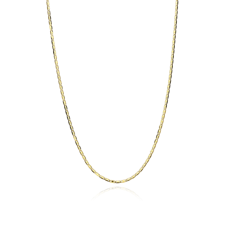 Cadena Oro 18k travesino 50cm "Hinata"