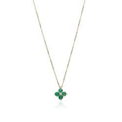 Gargantilla Oro 18k y Esmeralda "Spring"