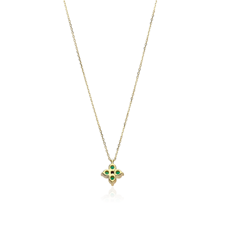 Gargantilla Oro 18k y Esmeralda "Spring"