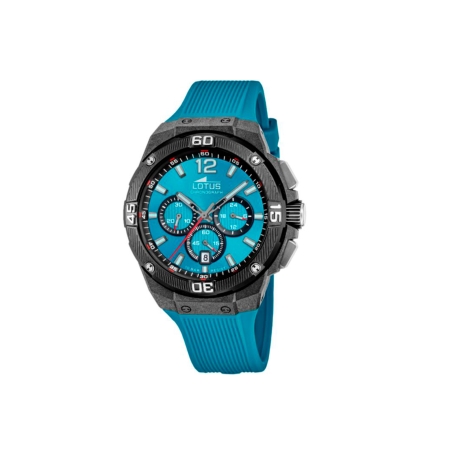 Reloj Lotus chrono azul caucho hombre 18975/6