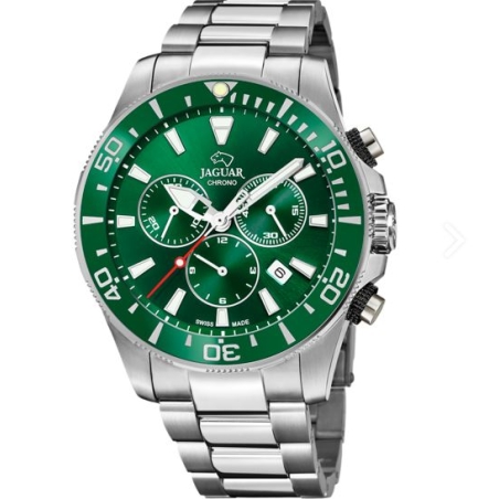 Reloj Jaguar acero esfera verde J861/4