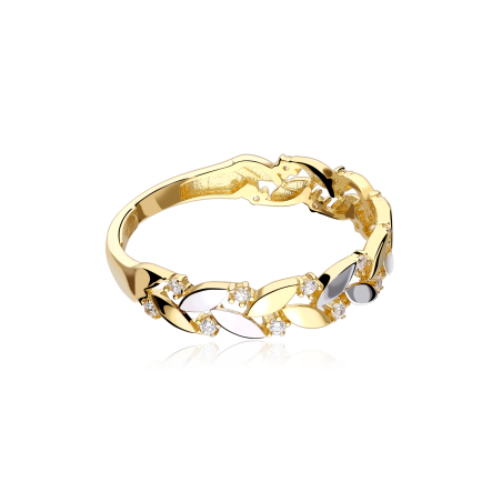 Anillo Oro 18k y Circonitas "Jesién"