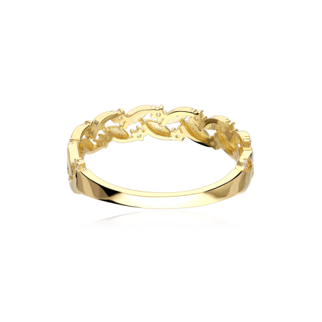 Anillo Oro 18k y Circonitas "Jesién"