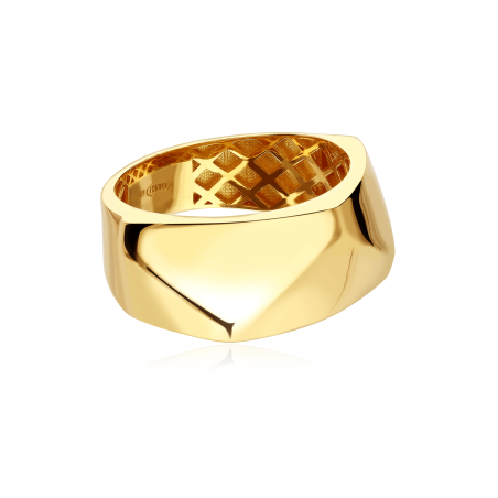Anillo Oro 18k geométrico "Maiden"