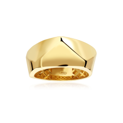 Anillo Oro 18k geométrico "Maiden"
