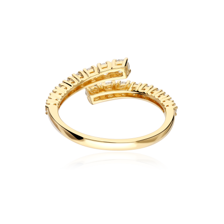Anillo Oro 18k y diamantes 0.66cts "Cryza"