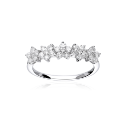 Anillo Oro 18k y diamantes 0.60cts "Odiane"