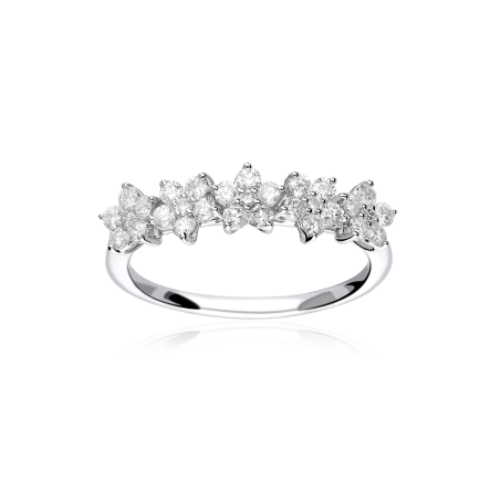 Anillo Oro 18k y diamantes 0.60cts "Odiane"