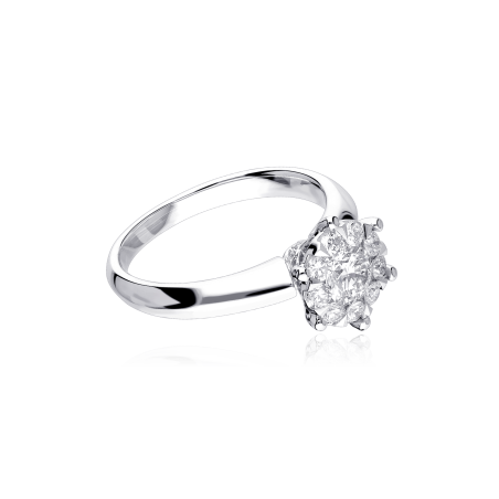 Anillo Oro 18k y Diamantes 0.80cts "Bevagna"