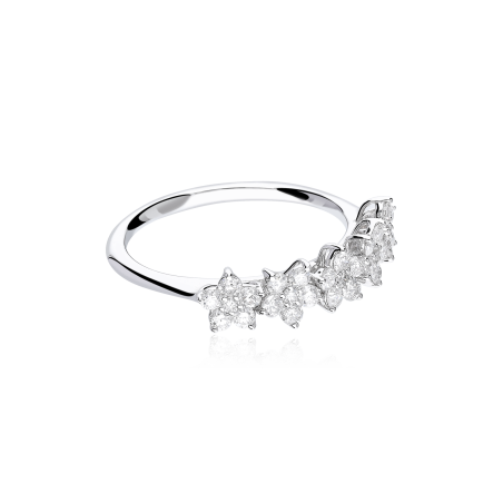 Anillo Oro 18k y diamantes 0.60cts "Odiane"