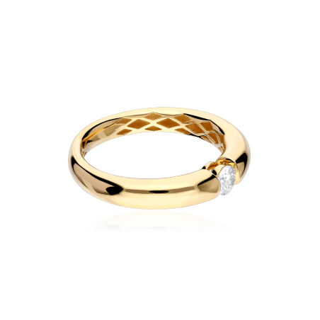 Anillo Oro 18k y diamante 0.20cts "Sirius"
