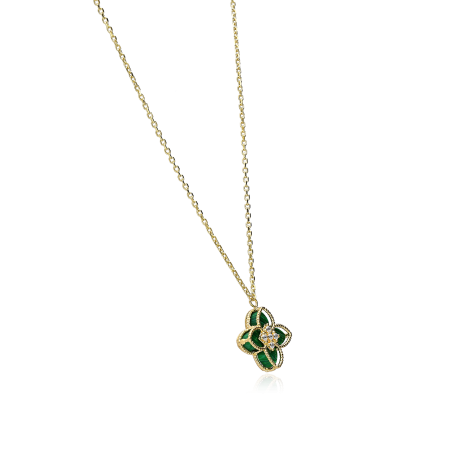 Gargantilla Oro 18k Circonitas "Forest"