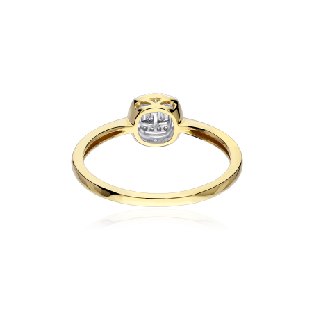 Anillo Oro 18k y diamantes 0.10cts "Nealing"