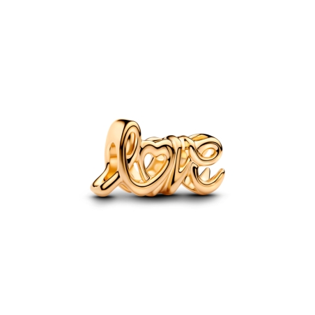 Charm Pandora Shine Love Escrito a Mano 763055C00