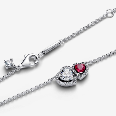 Collar Pandora Halo Corazones 393632C01
