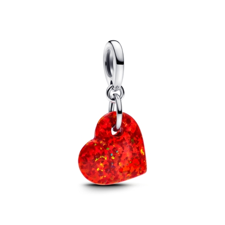 Charm Pandora Corazón Rojo Opalescente 793348C01