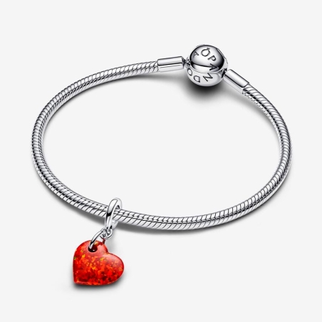 Charm Pandora Corazón Rojo Opalescente 793348C01