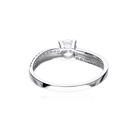 Anillo Oro 18k y circonitas "Madison"
