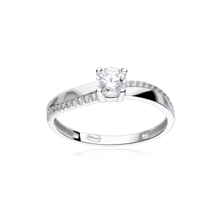 Anillo Oro 18k y circonitas "Madison"