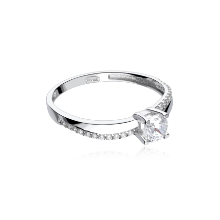 Anillo Oro 18k y circonitas "Madison"