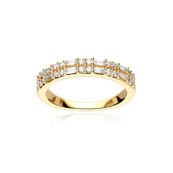 Anillo Oro 18k y diamantes 0.50cts "Hermine"