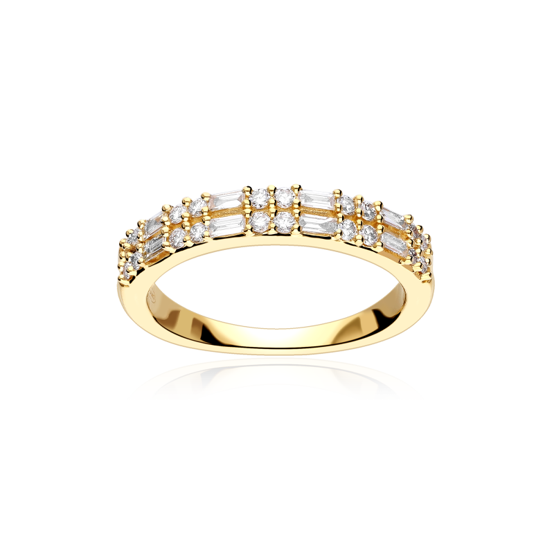 Anillo Oro 18k y diamantes 0.50cts "Hermine"