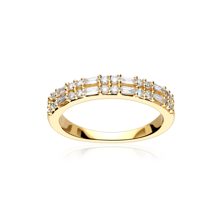 Anillo Oro 18k y diamantes 0.50cts "Hermine"