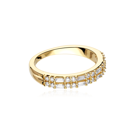 Anillo Oro 18k y diamantes 0.50cts "Hermine"