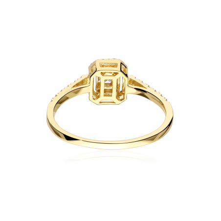 Anillo Oro 18k y diamantes 0.35cts "Adelia"