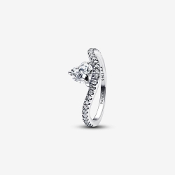Anillo Pandora Corazón Ondulado 193661C01
