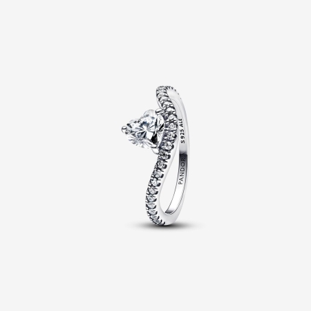 Anillo Pandora Corazón Ondulado 193661C01