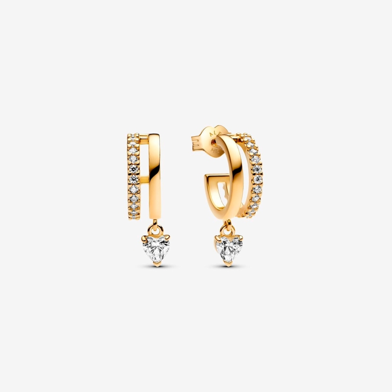 Pendientes Pandora Aro Shine Corazón 263685C01 Pendientes Pandora Aro Shine Corazón 263685C01