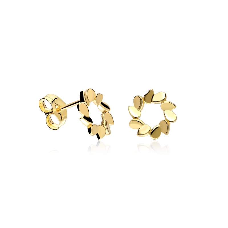 Pendientes Oro 18k "Crowns"